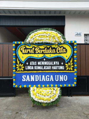Papan Bunga Duka di Rajabasa Pemuka